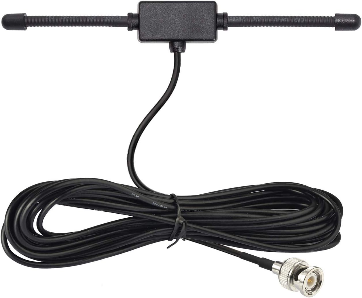 Bingfu VHF UHF Car Truck Police Scanner Adhesive Mount Antenna Vehicle Mobile Ham Amateur Radio BNC Male Dipole Antenna Compatible with Uniden