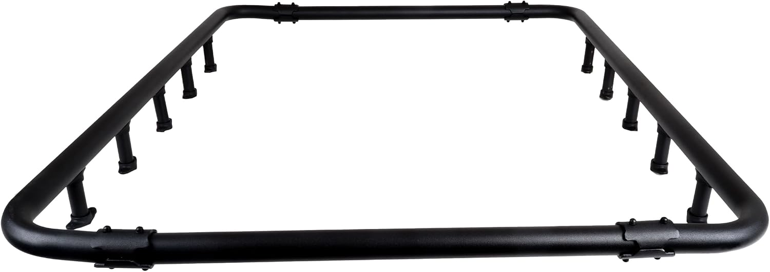 Go Rhino SRM500 Quad-Rail Kit | Aluminum, Textured Black | 5935063T | Fits Go Rhino 65" SRM500 Roof Racks