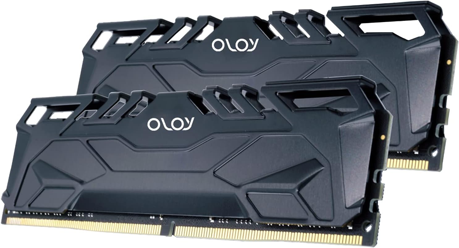 OLOy DDR4 RAM 16GB (2x8GB) Black Owl 2666 MHz CL19 1.2V 288-Pin Desktop UDIMM (MD4U082619BJDA)