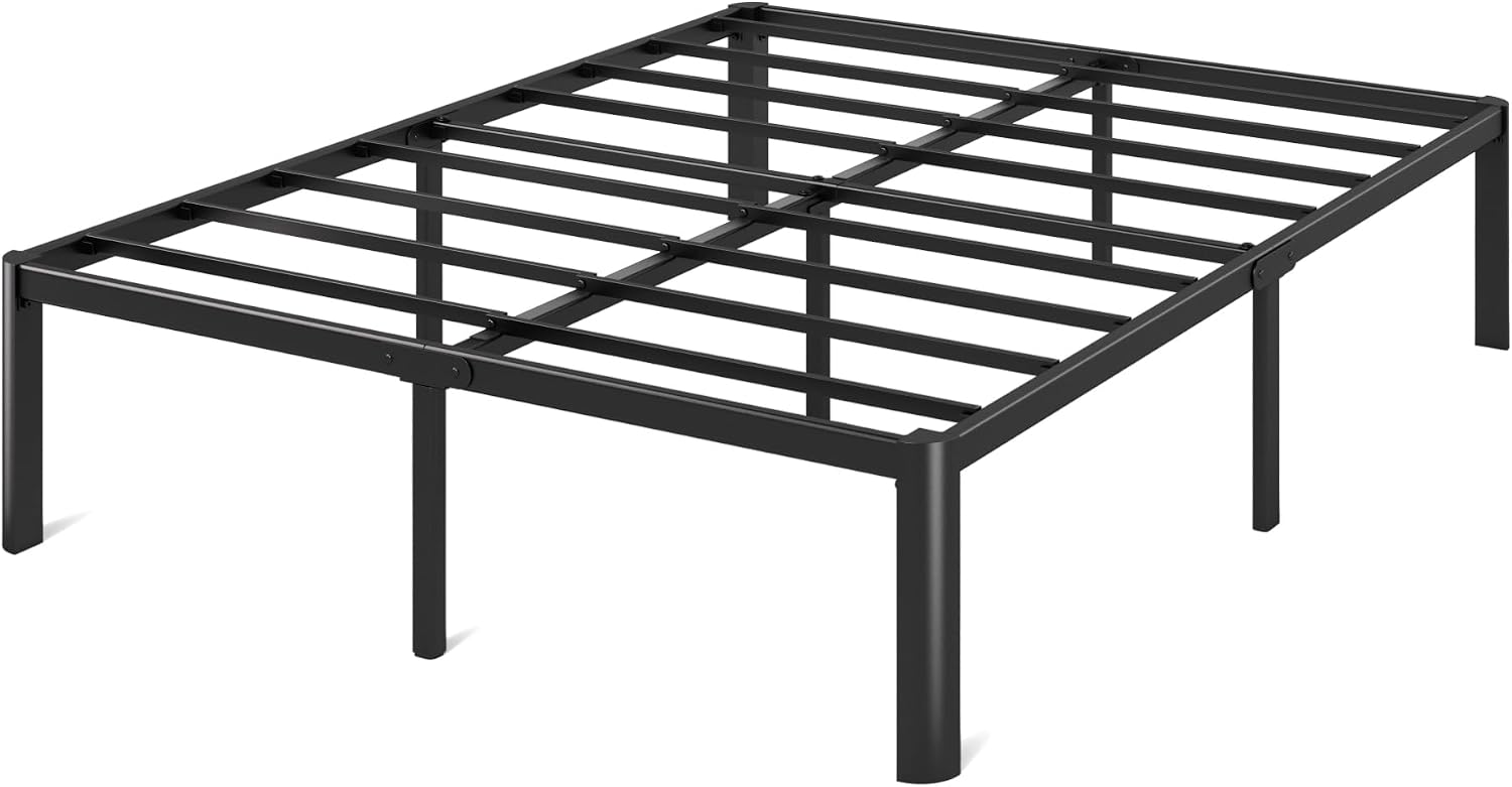 ZINUS Van 16 Inch Metal Platform Bed Frame / Steel Slat Support / No Box Spring Needed / Easy Assembly, Full