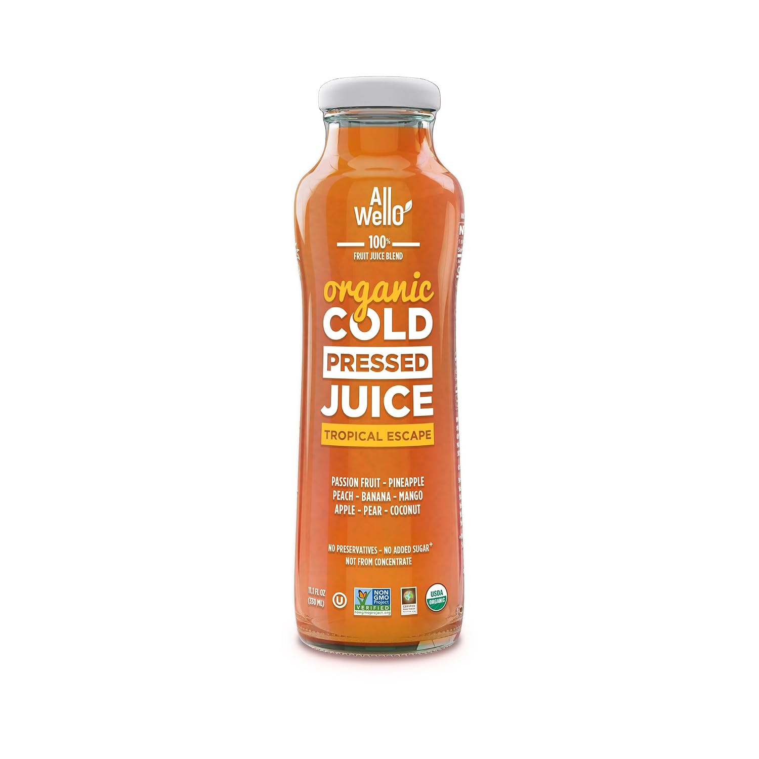 Organic Juice Variety Pack, Cold-Pressed, Non-GMO, 6 Pack