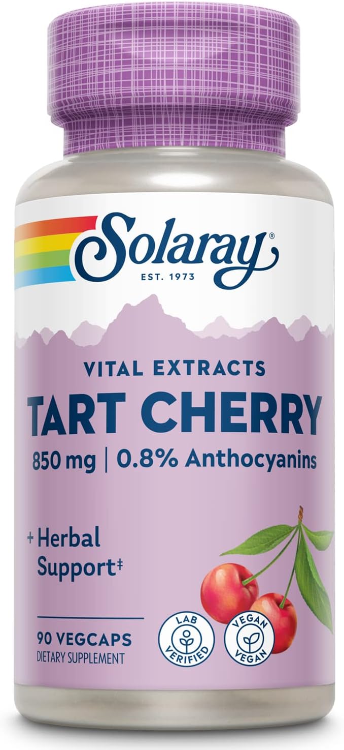Solaray Tart Cherry Fruit Extract 850 mg, 90 VegCaps
