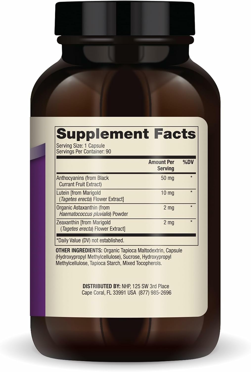 Dr. Mercola Eye Support - Supports Eye & Vision Health - with Lutein, Zeaxanthin, Organic Astaxanthin & Black Currant - Non-GMO, Gluten-Free & Soy Free - 30 Capsules (30 Servings)