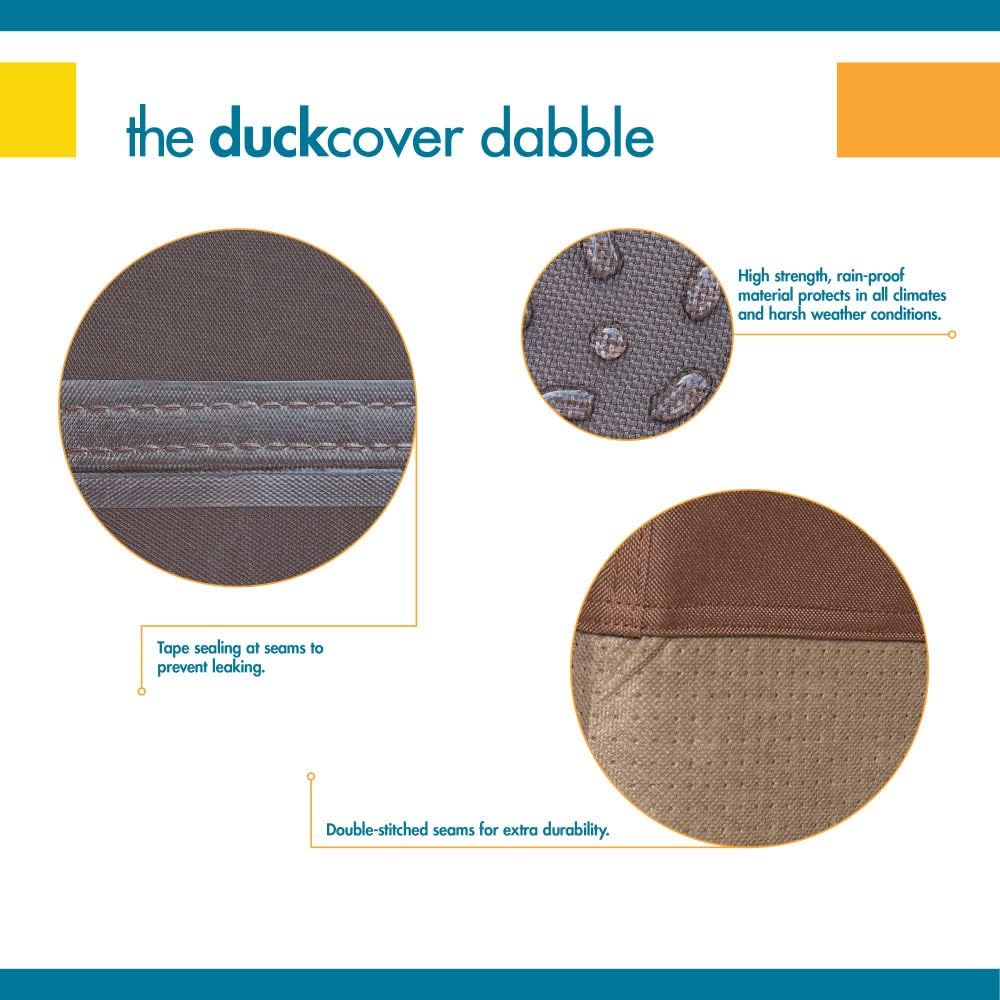 DUCKCOVERS Ultimate Waterproof 36 Inch Patio Chair Cover, Outdoor Chair Covers