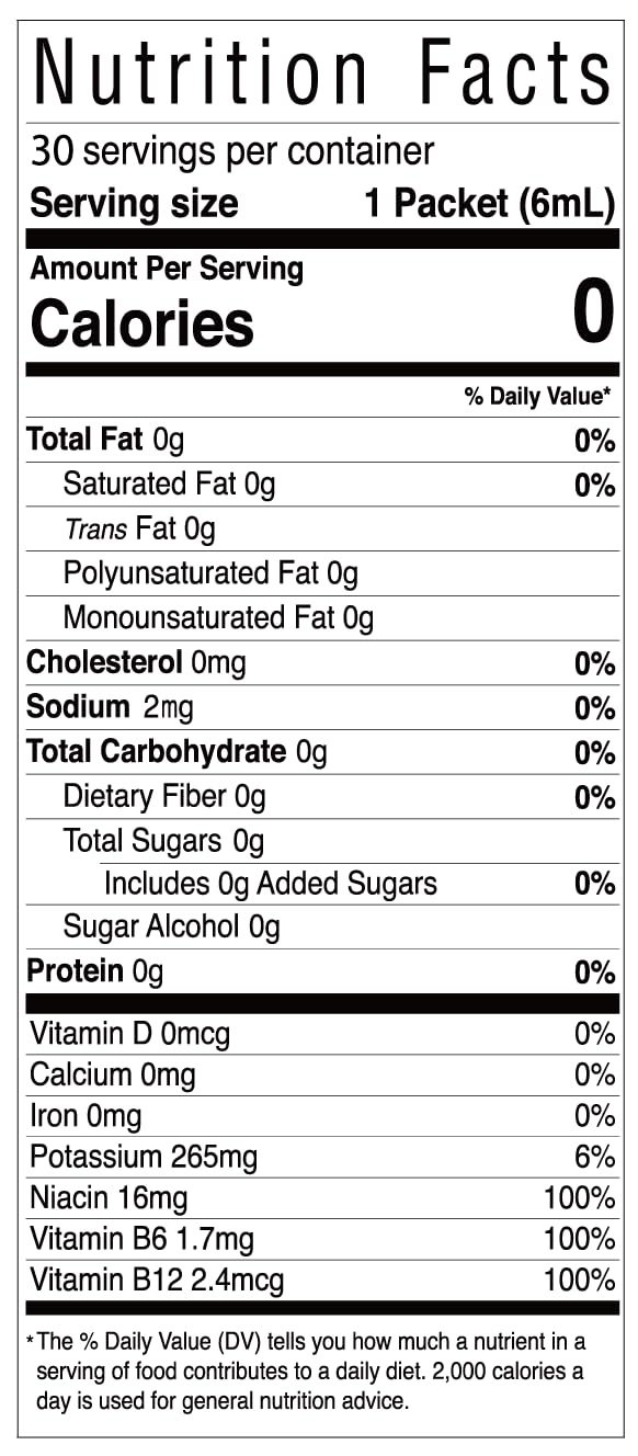 Strike Force Energy Drink Mix - Original Flavor - Natural Tasting Caffeine Drink - Turn Any Drink into a Healthy Energy Drink - Zero Calories, Keto Friendly, Sugar Free, Pre Workout (40 Liquid Packs)