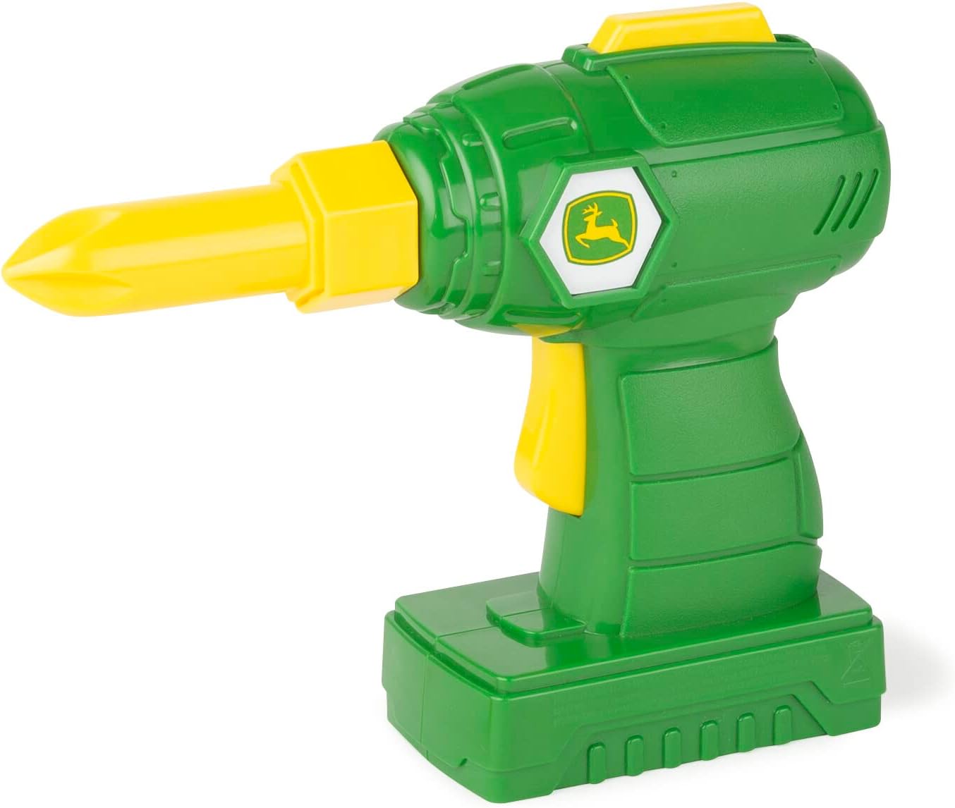 BUILD-A-BUDDY John Deere Tractor Toy and Toy Drill - Toddler STEM Take Apart Toys with 16 Individual Pieces and Kids Tools - Kids Building Toys Ages 3 Years and Up