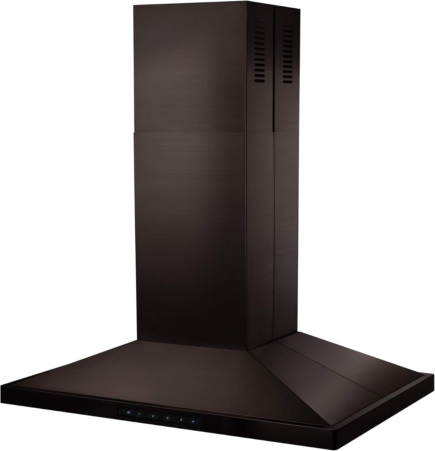 ZLINE 48" Convertible Vent Island Mount Range Hood in Black Stainless Steel (BSGL2iN-48)