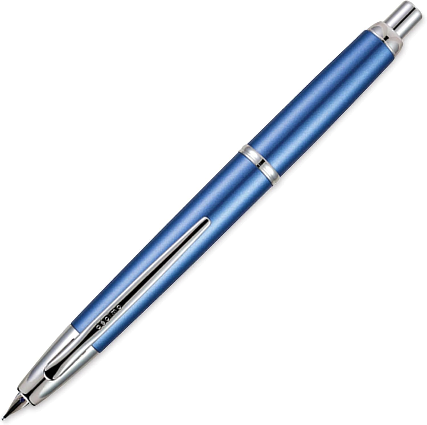PILOT Vanishing Point Decimo Refillable & Retractable Fountain Pen, Light Blue Barrel with Rhodium Accents, Blue Ink, Extra Fine Nib (65337)