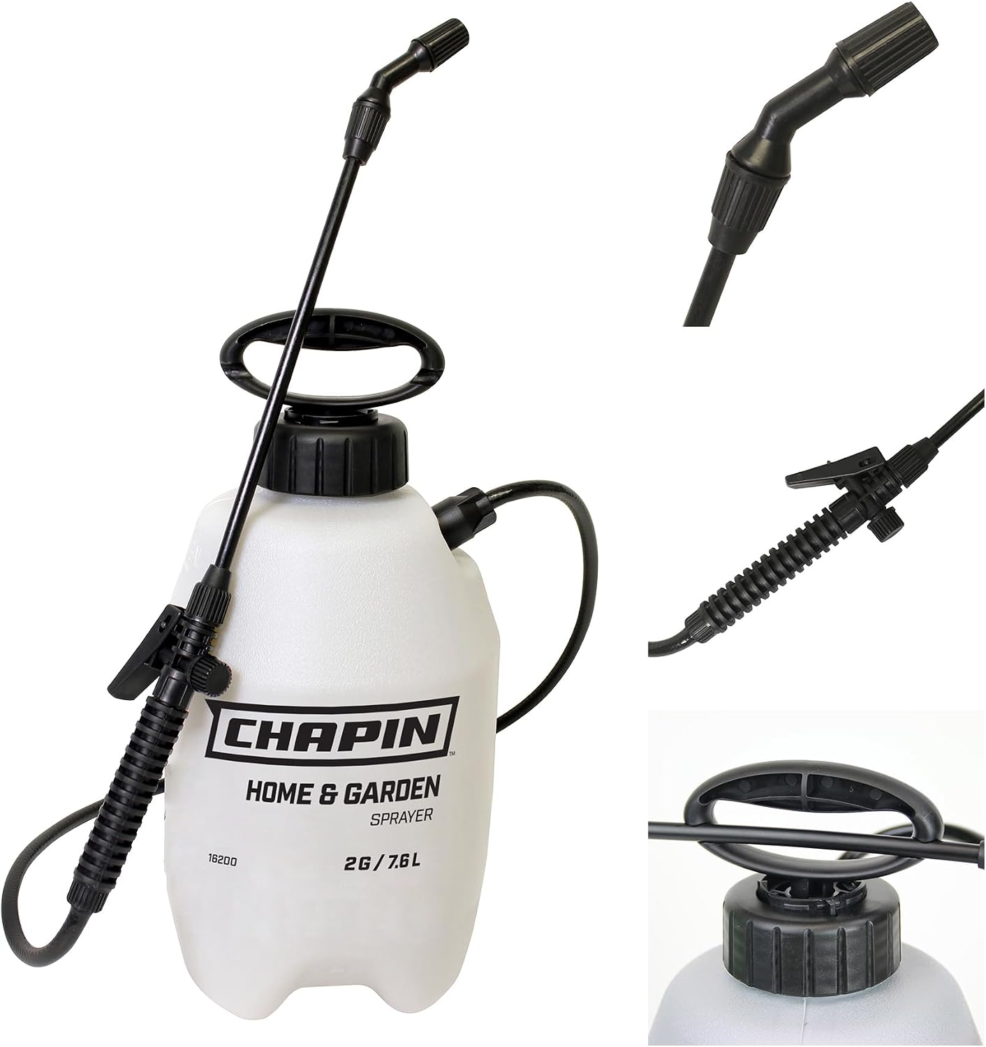 Chapin 2-Gallon Pump Sprayer, Anti-Clog for Consistent Spray