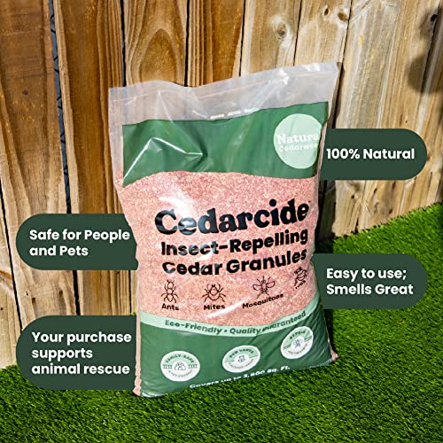 Cedarcide Outdoor Lawn and Garden Kit (Small) Includes Outdoor Bug Control Concentrate Cedar Oil Pint and Cedarcide Granules