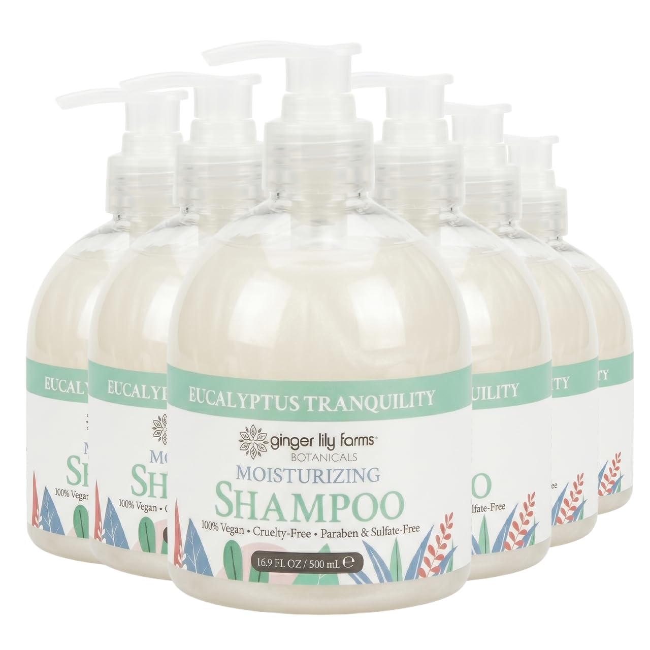 Ginger Lily Farms Botanicals Moisturizing Shampoo for All Hair Types, Coco Mango, 100% Vegan & Cruelty-Free, Coconut Mango Scent, 1 Gallon (128 fl oz) Refill | for Hands, Body & Hair, Moisturizing Wash, Salon Wash, Spa Cleanser, Salon & Spa Essentials, M…