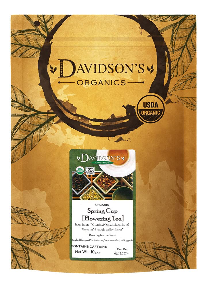 Davidson's Organics, Gunpowder Green, Loose Leaf Tea, 16-Ounce Bag(Packaging May Vary)