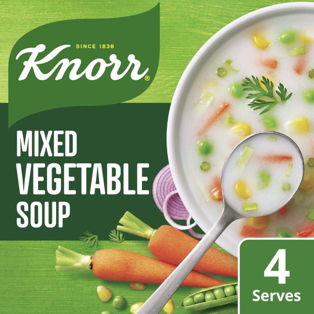 Knorr Classic Mixed Vegetable Soup Mix 40g, Serves 4 (5-pack)