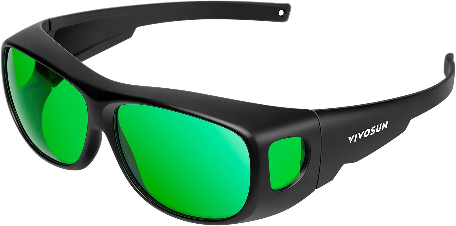 VIVOSUN Indoor Hydroponics LED Grow Room Glasses with Glasses Case