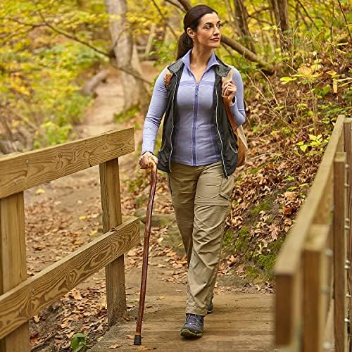 Brazos Wooden Walking Canes for Men and Women, Stable Walking Sticks for Seniors, Made in The USA