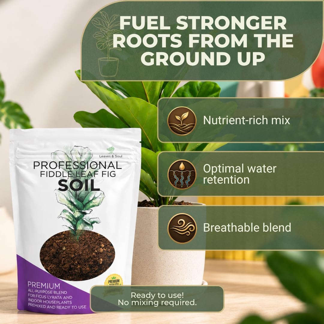 Professional Bonsai Soil Mix Ready to Use | Large 2.2 Quarts, Premium Potting Soil for Bonsai Trees