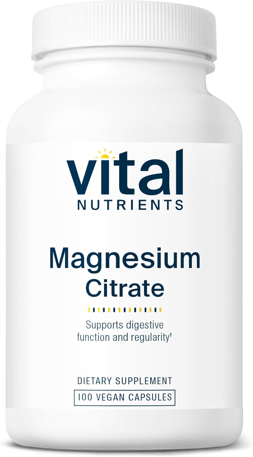 Vital Nutrients Magnesium Citrate 150mg - Promotes Relaxation - Supports Sleep, Bone, Heart, Muscle, Kidney, & Nerve Health* - Vegan Supplement - Gluten, Dairy, Soy Free - 100 Capsules