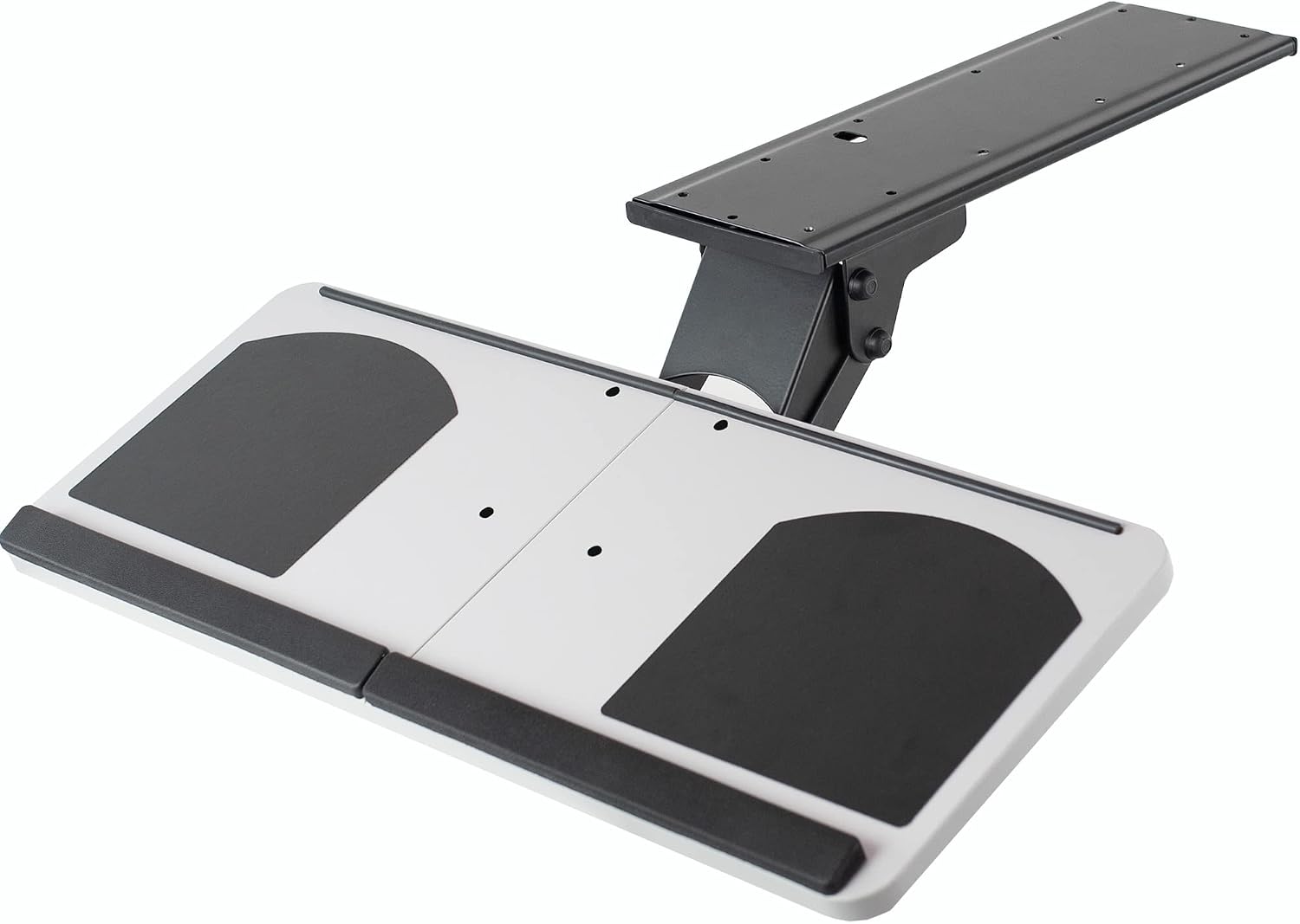 VIVO Adjustable Computer Keyboard and Mouse Platform Tray, Ergonomic Under Table Desk Mount Drawer