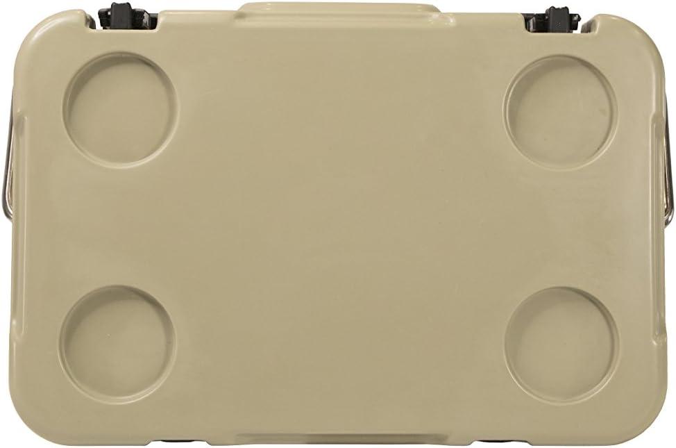 Mammoth Coolers Cruiser Series, Insulated Hard Ice Chest with Durable Double-Walled Rotomolded Construction, Great for On-The-Go Recreational Activities (Cruiser 20, Tan)