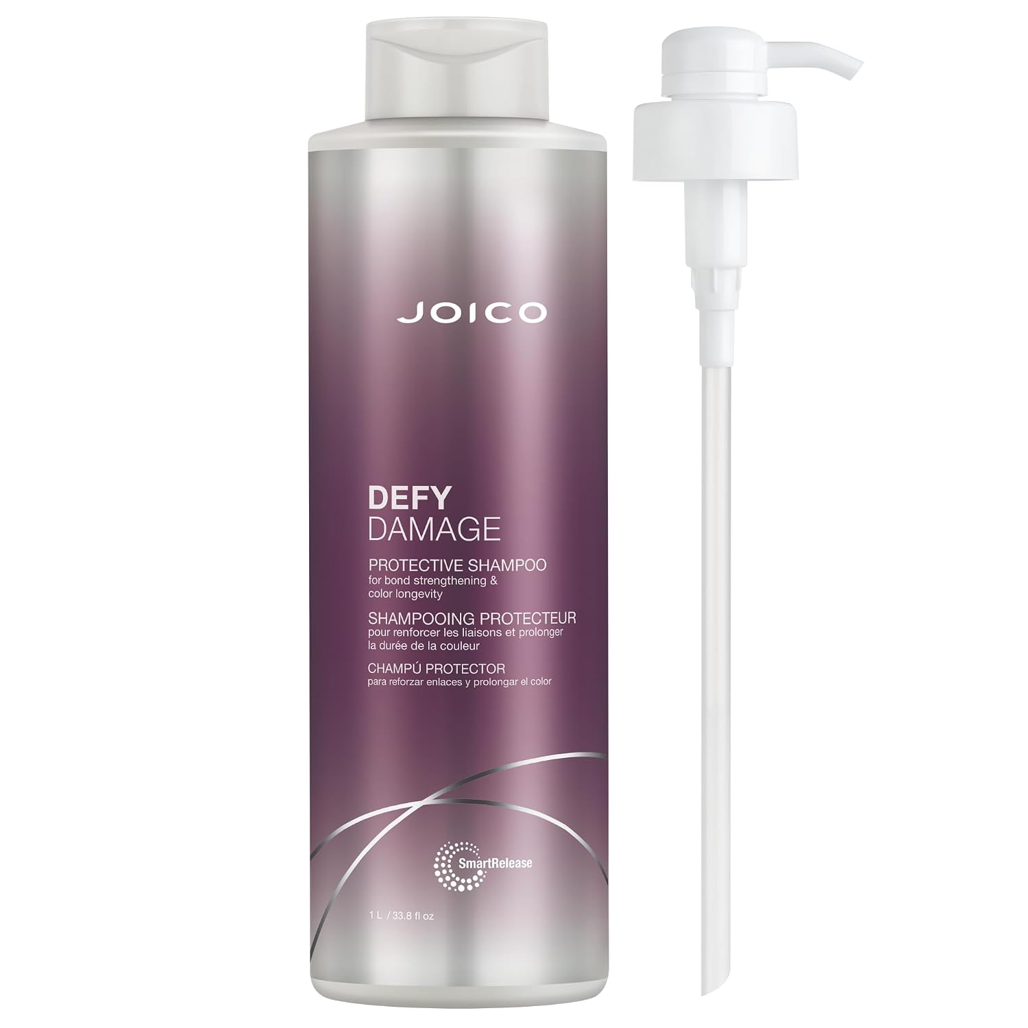 Joico Defy Damage Protective Shampoo | For Color-Treated Hair | Strengthen Bonds & Preserve Hair Color | With Moringa Seed Oil & Arginine