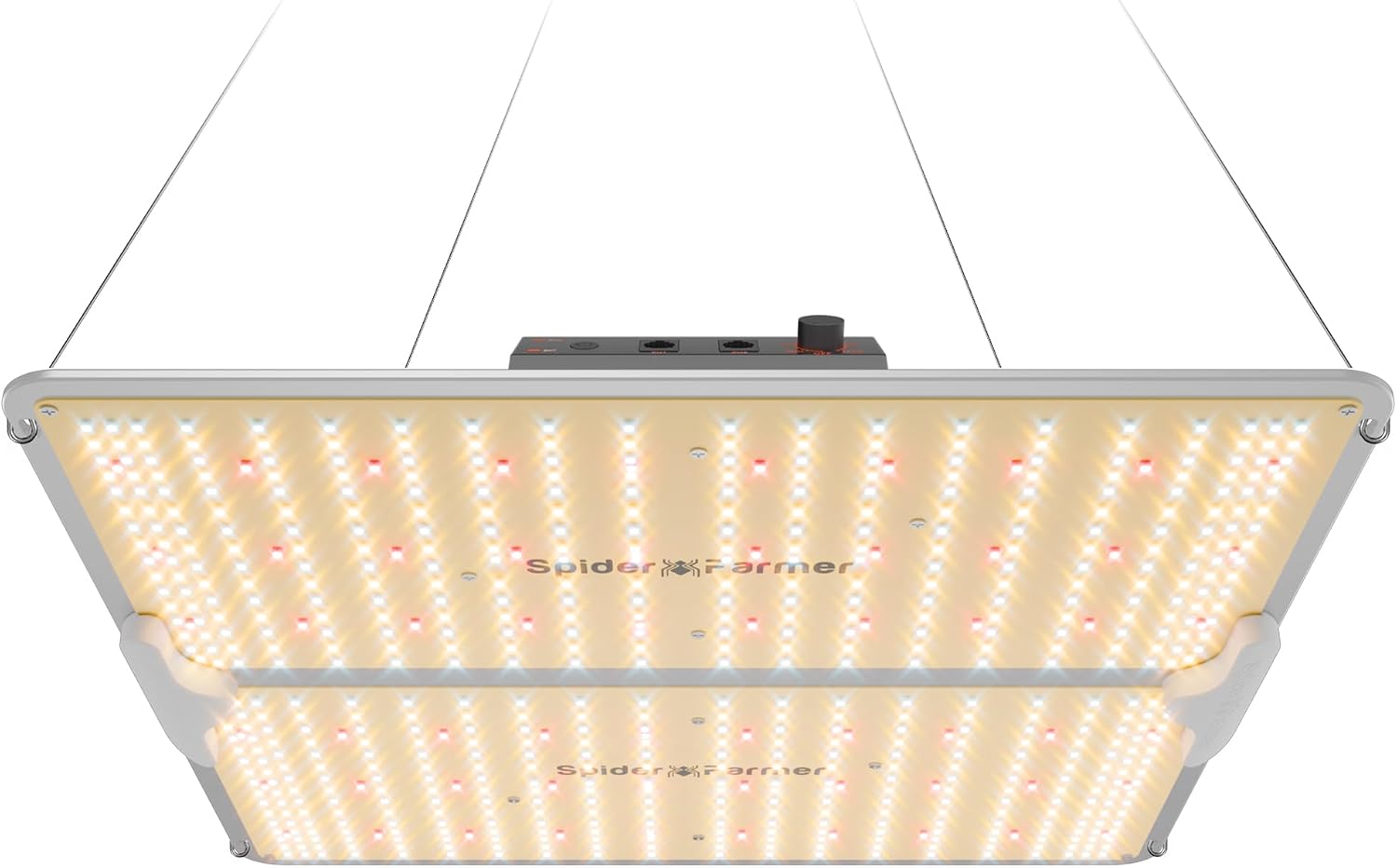 Spider Farmer SF1000 LED Grow Lights for Indoor Plants in 2x2/3x3 Grow Tent | 100W Dimmable Full Spectrum Grow Light, New-Gen High-Efficiency Diodes 2.5 PPE System for Seed Starting, Vegetables & Bloom