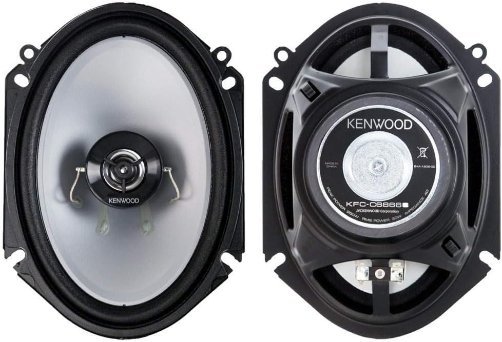 Kenwood KFC‑C6866S 6x8 2‑Way 250 Watt Car Stereo Speakers - Pair