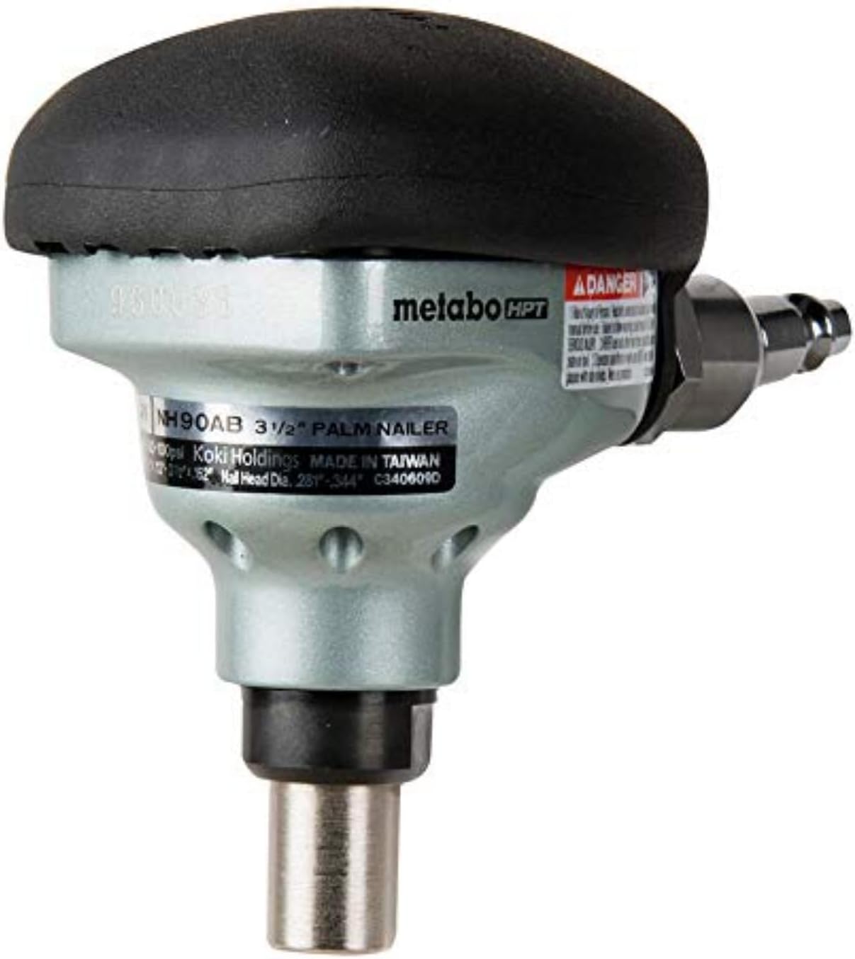 Metabo HPT Palm Nailer, Magnetic Nose 360° Swivel, Joist Hangers, NH90AB