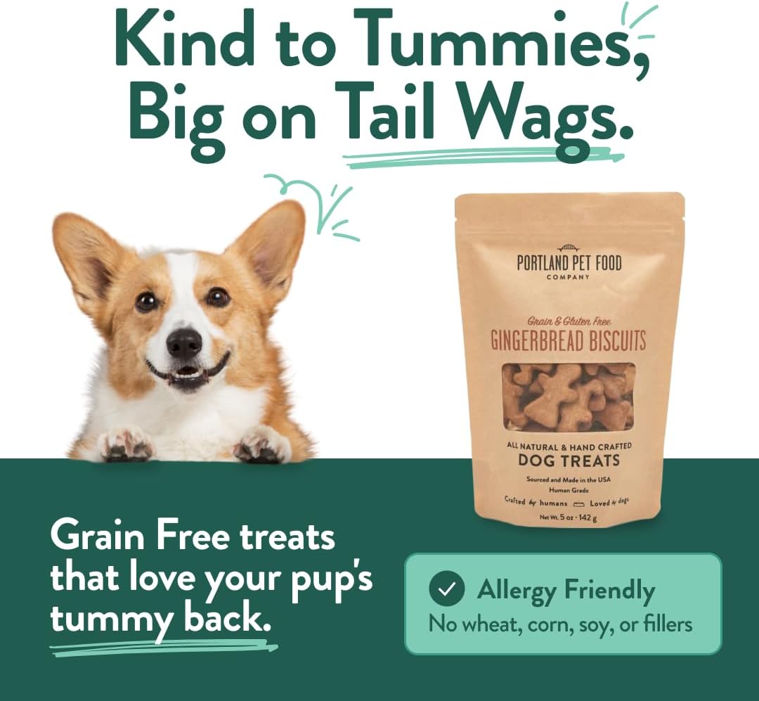 Portland Pet Food Dog Treats Variety, Healthy, Grain-Free Biscuits, 3 Pack