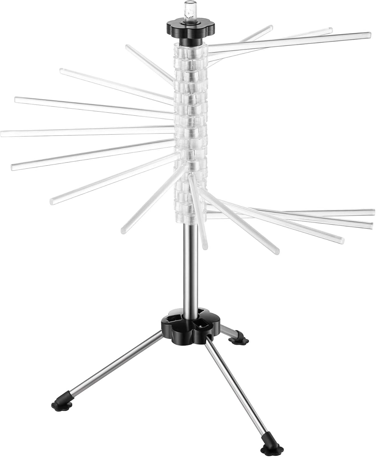 Fante's Collapsible Pasta Drying Rack, for Drying Spaghetti Fettuccine Angel Hair Linguini and Long Homemade Noodles