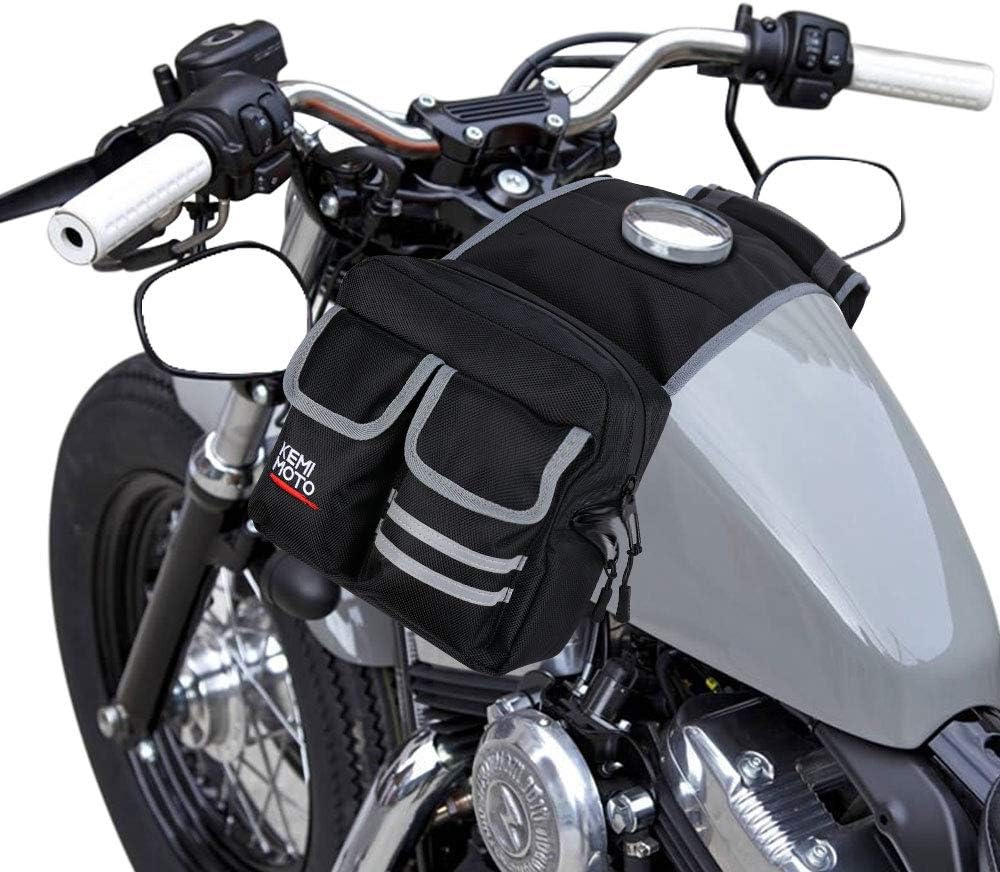KEMIMOTO ATV Tank Bag, Water-resistant Warm Cooler Motorcycle Saddle Bag