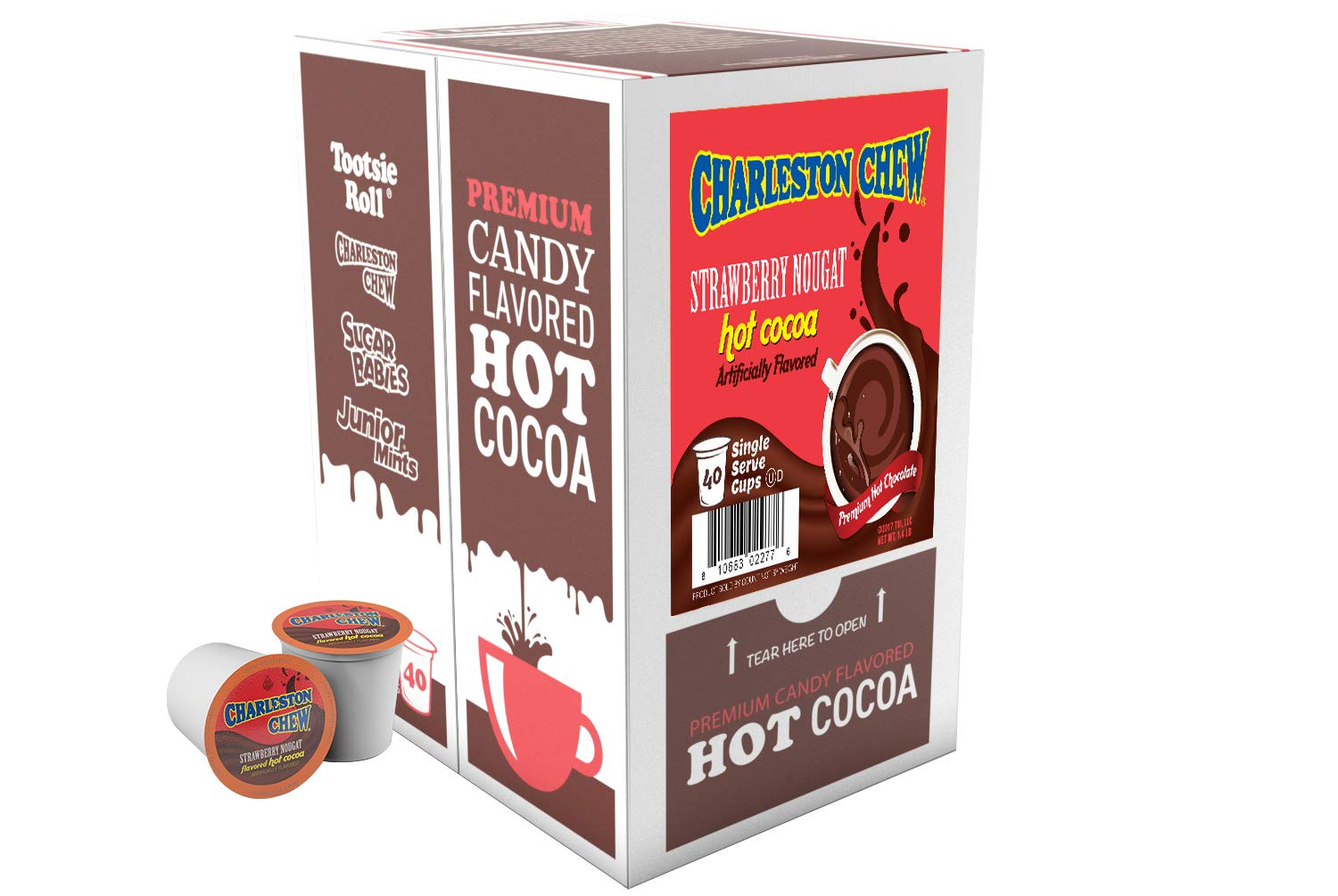 Junior Mints Hot Chocolate Pods, Mint Chocolate Flavor, Compatible with Keurig K-Cup Brewers, 40 Count - Chocolatey Peppermint Cocoa