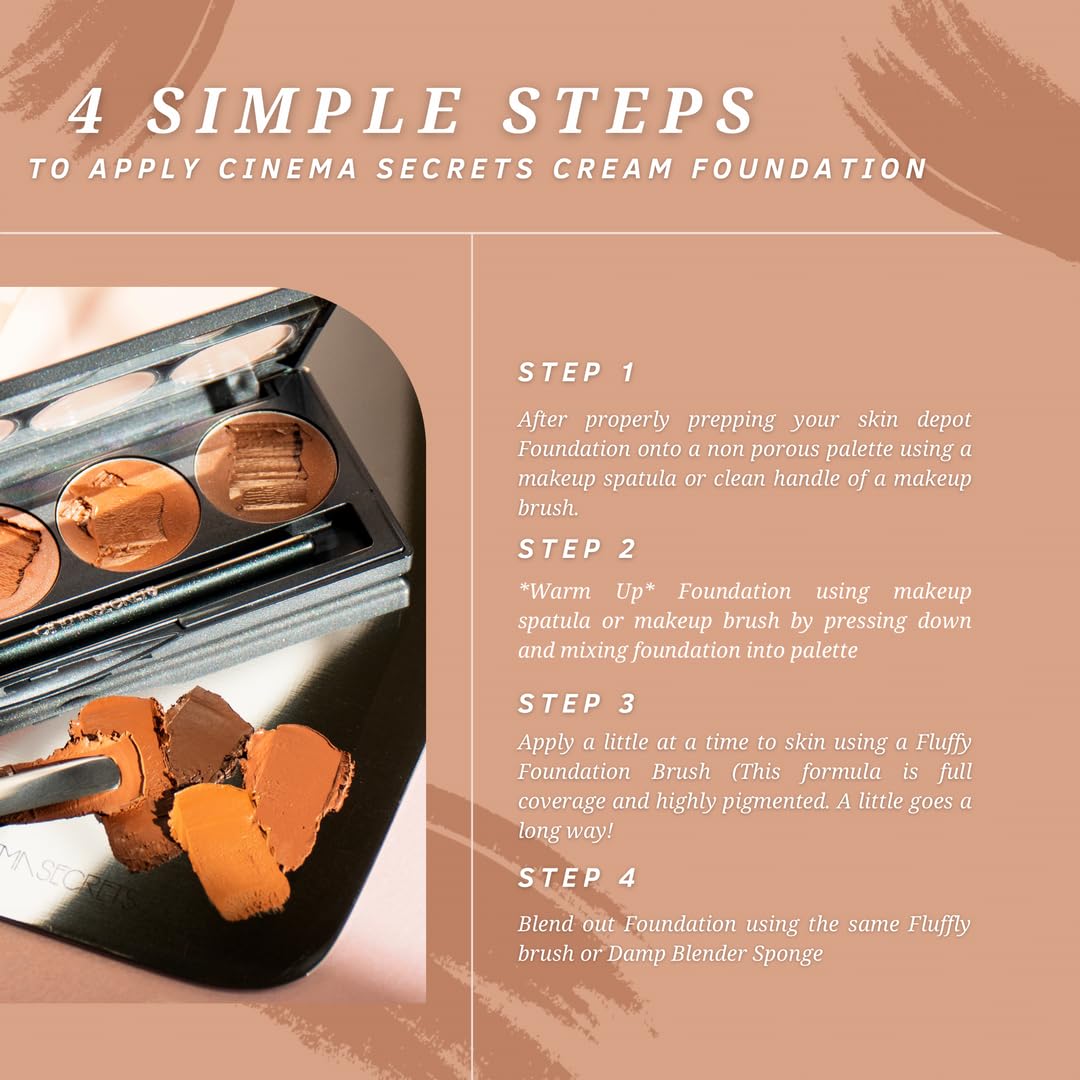Ultimate Foundation in Medium-Deep Beige-Pink Undertones, 500B Series by cinemasecrets