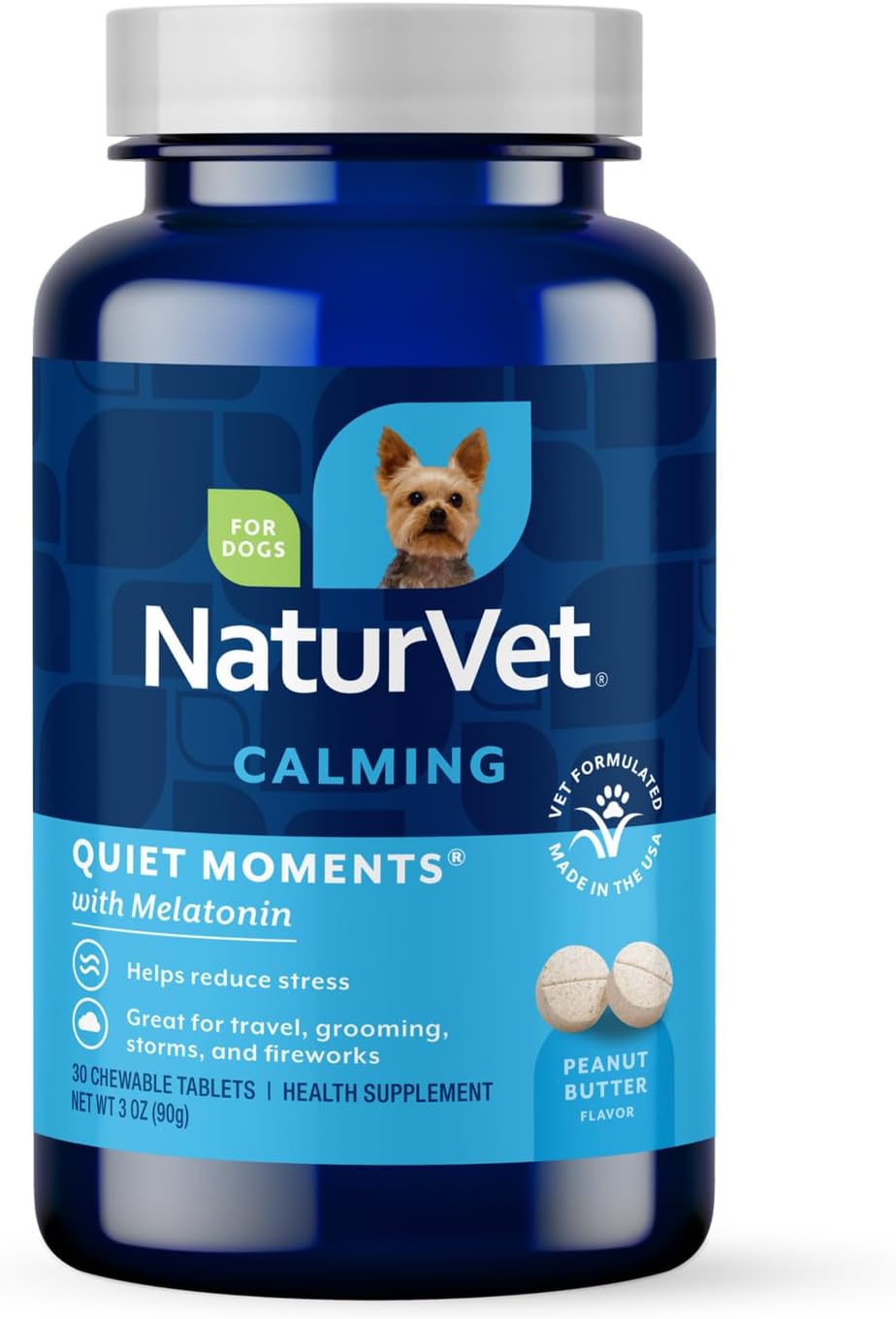NaturVet Quiet Moments Calming Drops for Cats & Dogs - 2 Oz