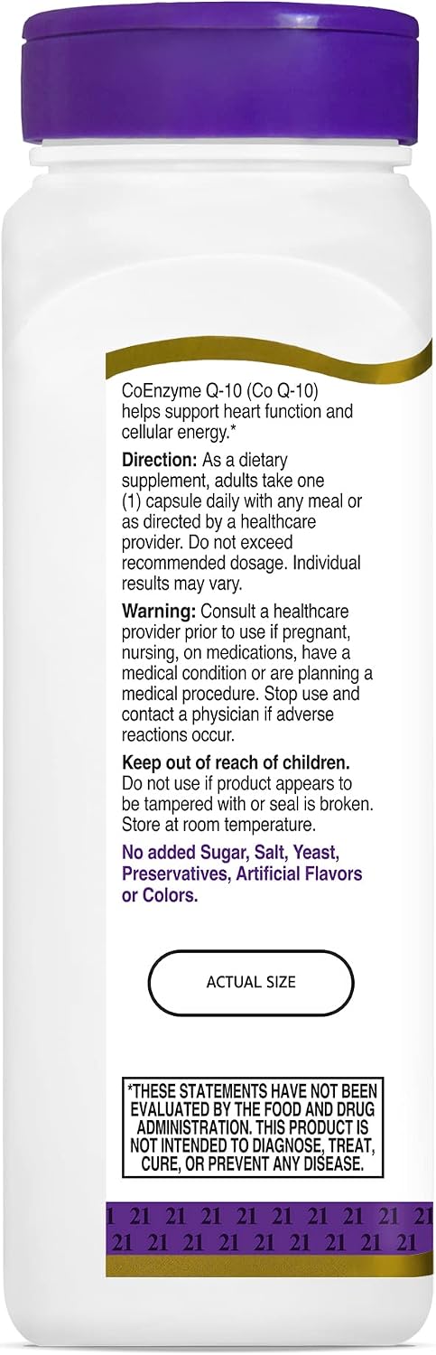 21st Century CoQ10, 100 mg, 150 Capsules