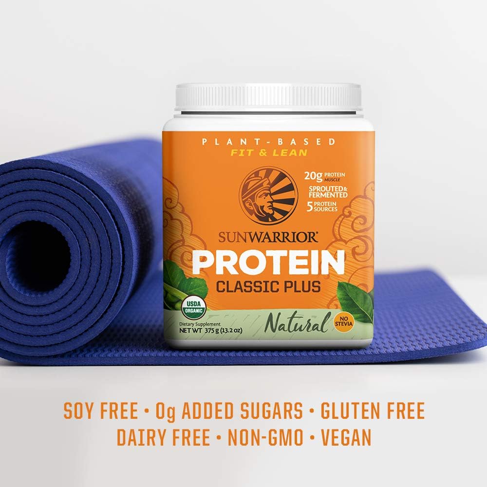 Clean Vegan Protein Powder Vanilla | Organic Protein Powder Plant Based Formula with 5 Superfood Blend Sprouted & Fermented | Non-GMO Low Carb Soy Dairy & Gluten Free (Vanilla, 30 Servings)