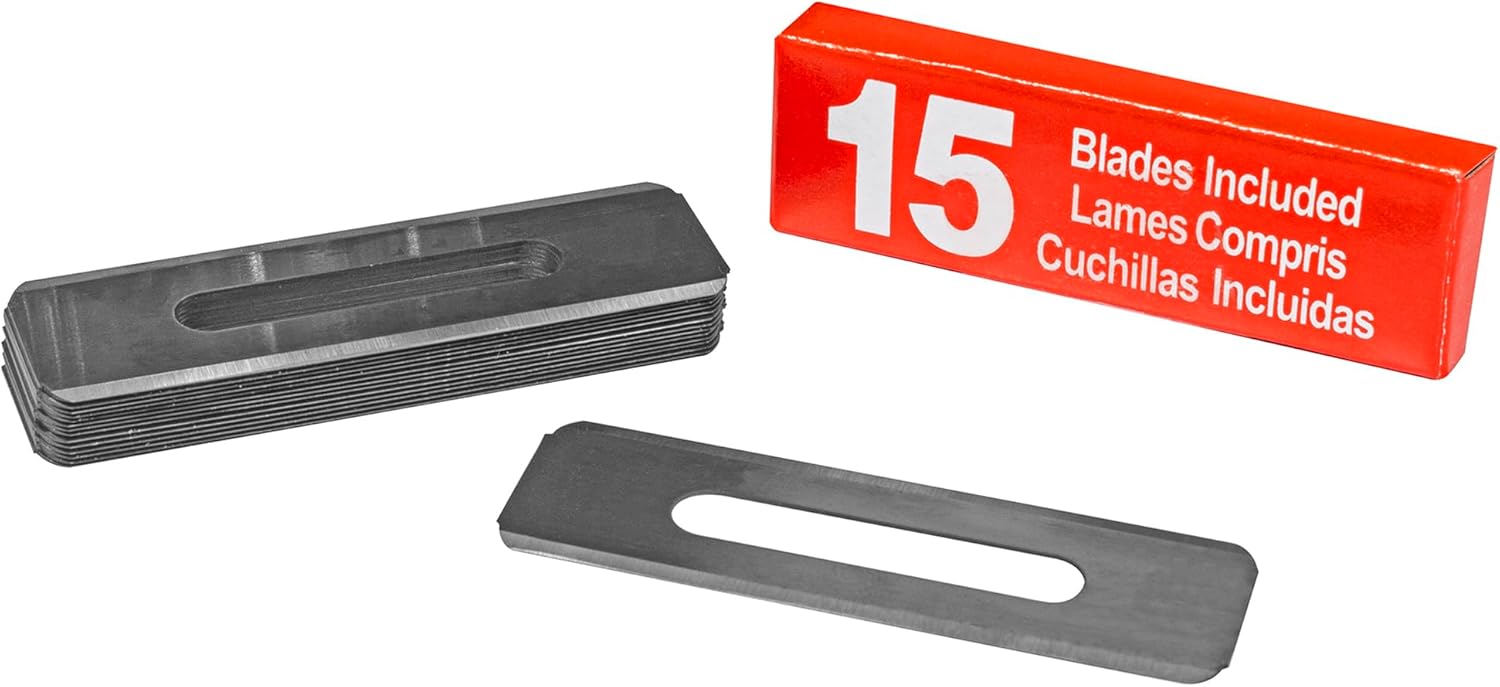 Roberts 10-146-3 Cushion Back Carpet Cutter with 15 Heavy Duty Slotted Blades