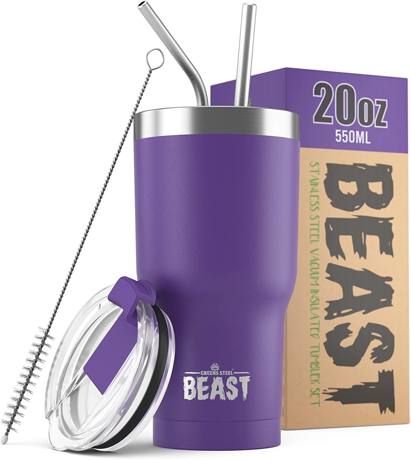 Beast 30 oz Tumbler Stainless Steel Vacuum Insulated Coffee Ice Cup Double Wall Travel Flask (Cupcake Pink)