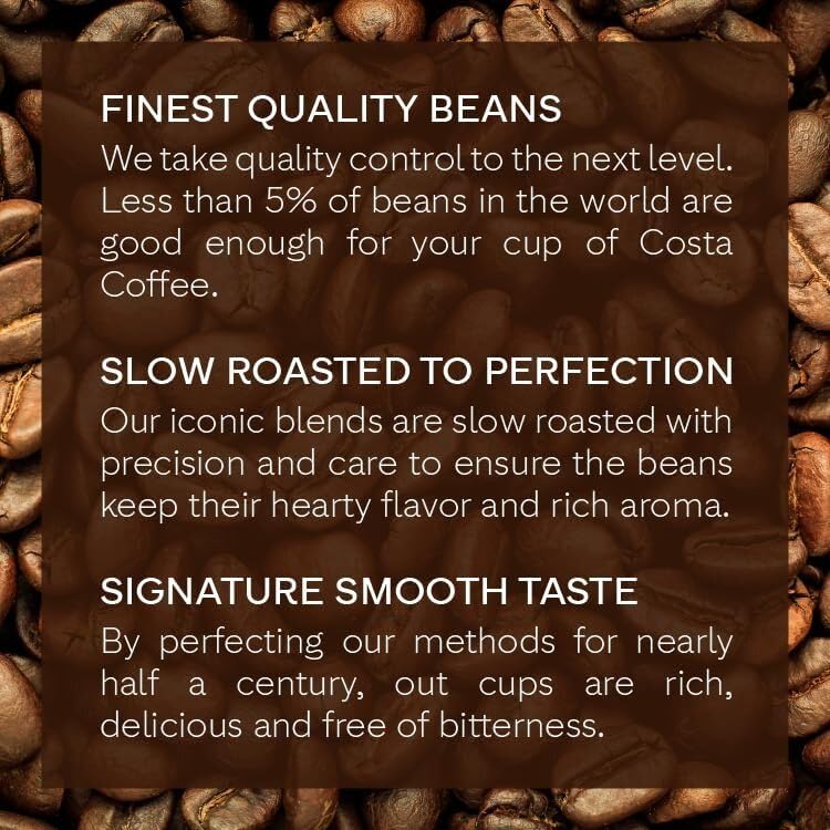 Costa Coffee Pods Medium Roast, Signature Blend, 10 Count