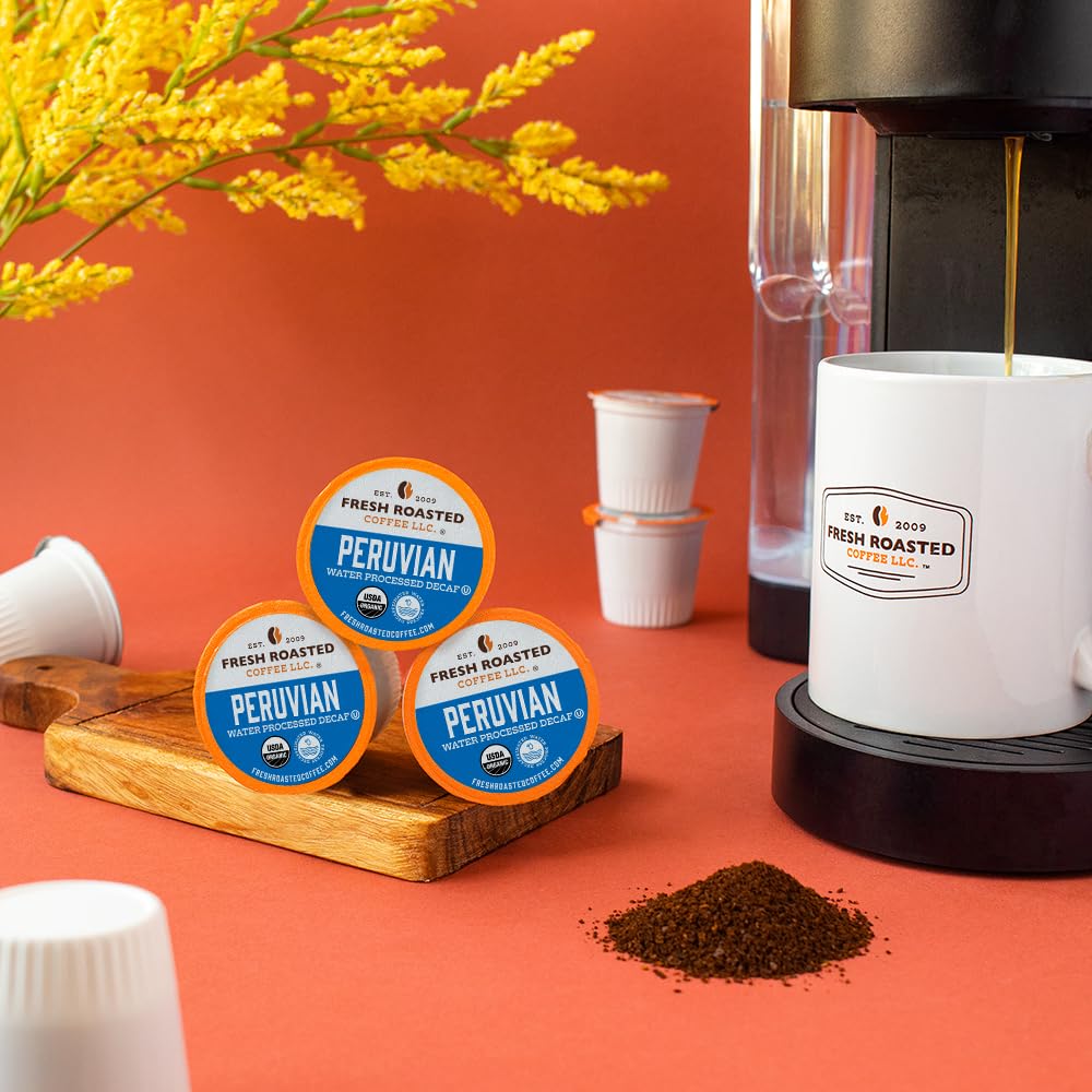 Fresh Roasted Coffee, 100% Colombian K-Cup Pods for Keurig Brewers, Medium Roast, Kosher, 96 Count Loose Pack
