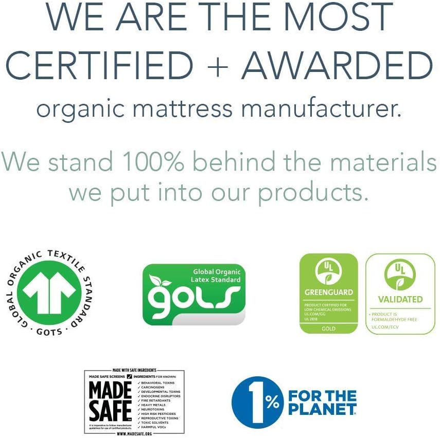 Naturepedic Organic Waterproof Mattress Protector Pad - Washable & Reusable Fitted Stretch Knit Mattress Cover - Highly Absorbent Bed Incontinence Pads - Breathable Cotton Protector for Full, 9"-16"