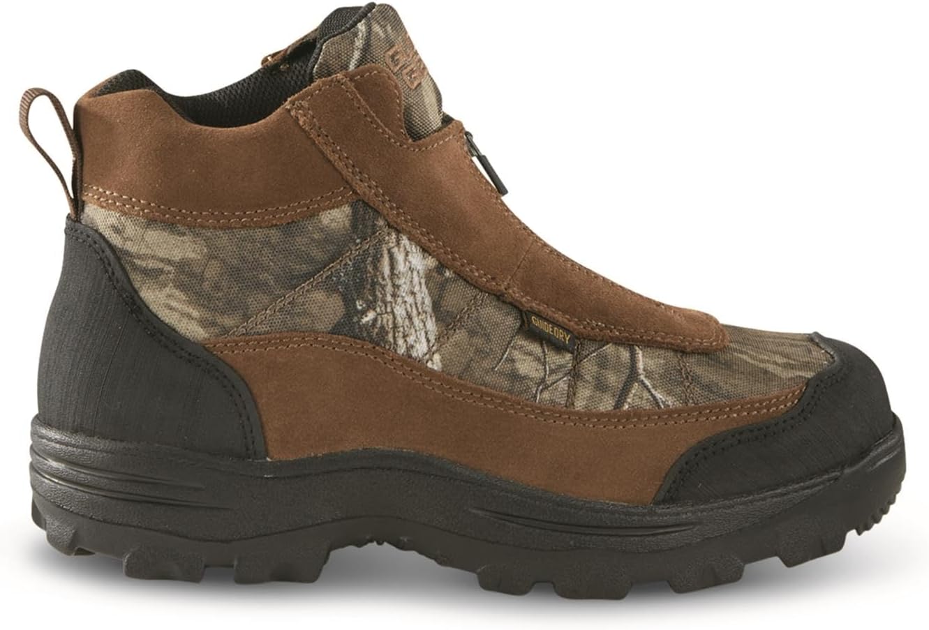 Guide Gear Men's Silvercliff II Mid Zip Hiking Boots Waterproof Outdoor Shoes