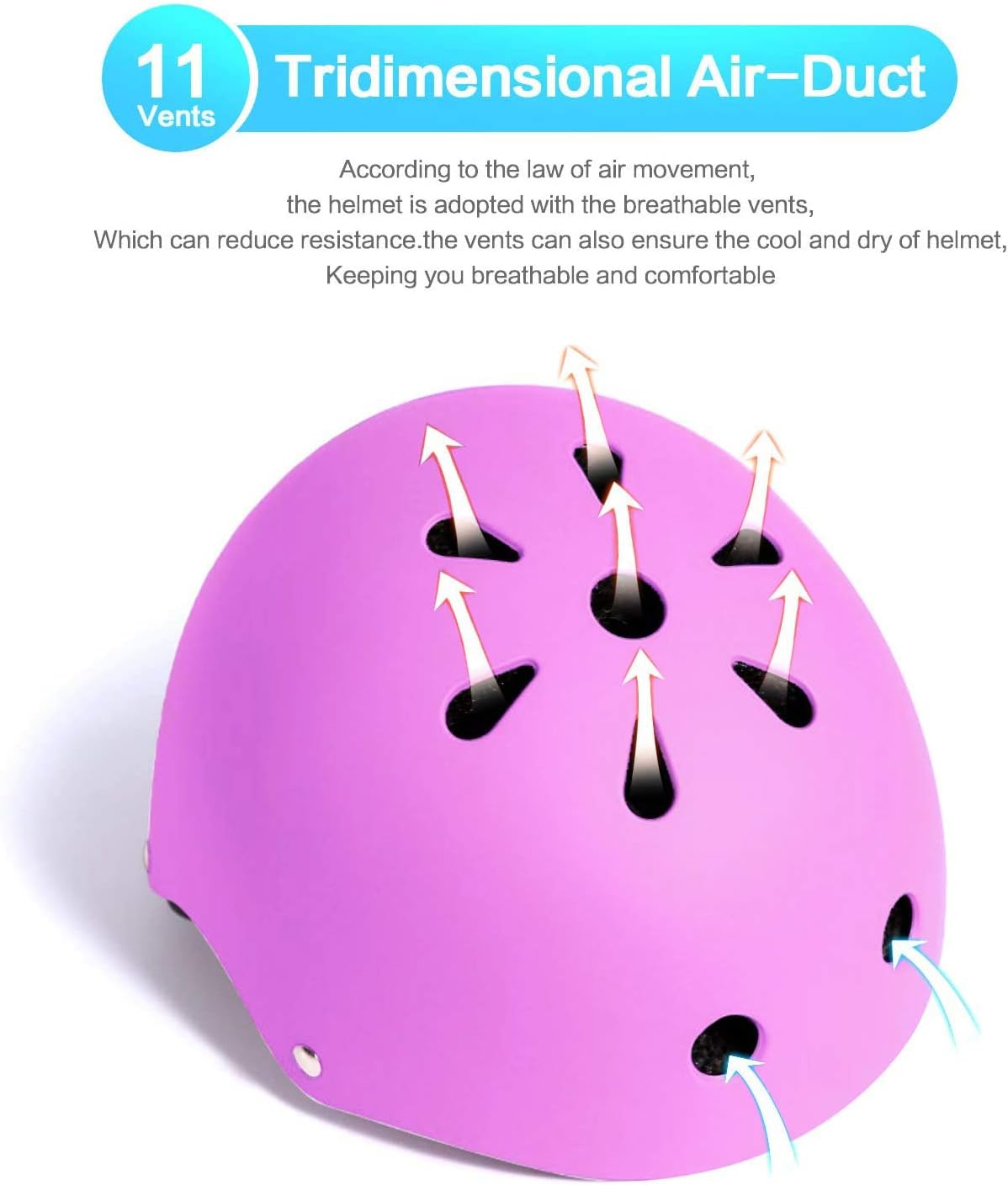Adjustable Helmet for Ages 3-16 Kids Toddler Boys Girls Youth