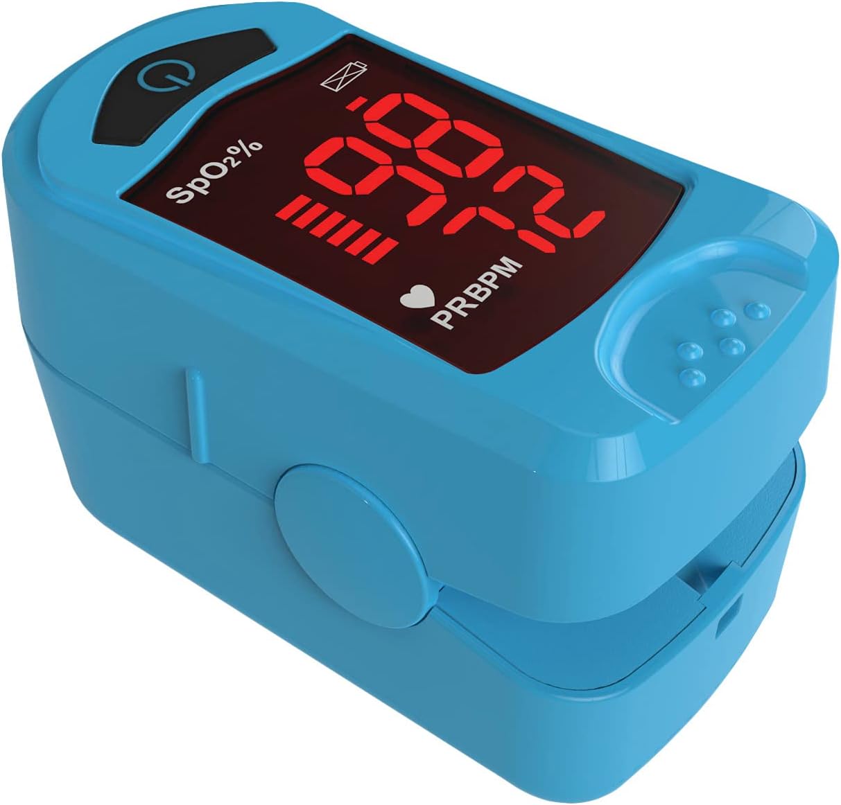 Carex Finger Pulse Oximeter Oxygen Saturation Monitor - Pulse Ox Fingertip o2 Monitor for Pediatric and Adult - Comes with a Lanyard