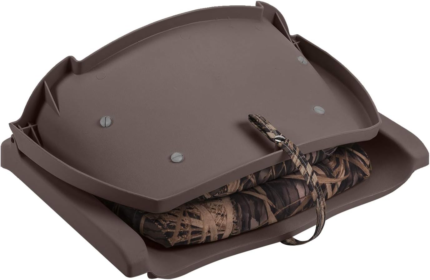 Wise Camo Padded Fold Down Seat, Shadow Grass Blades/Brown Shell