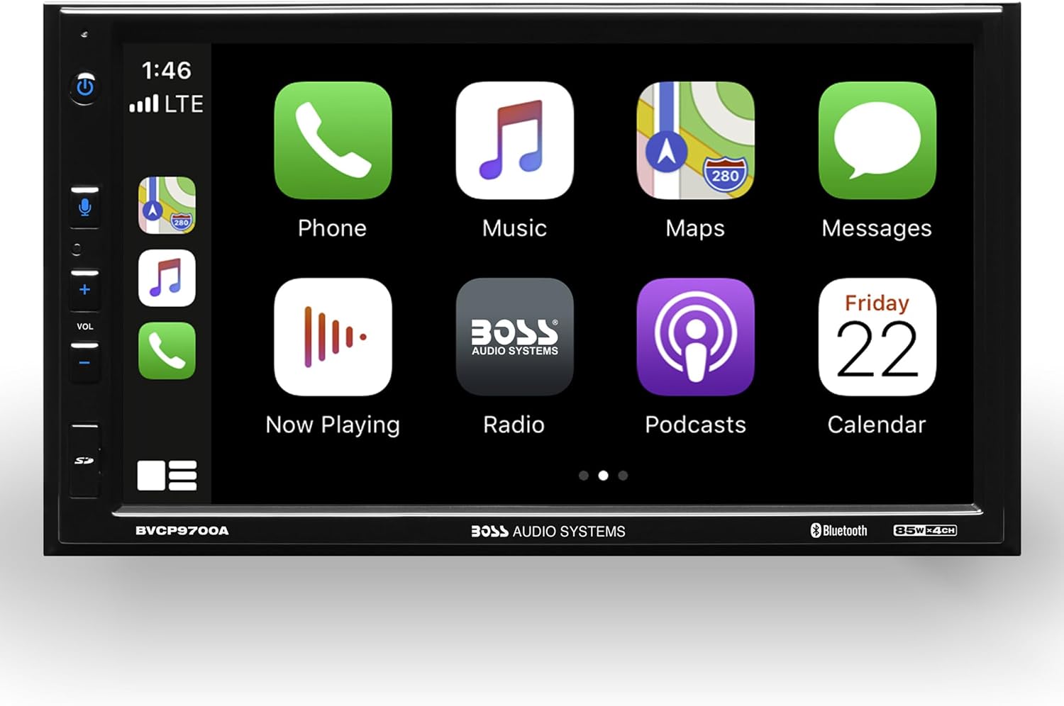 BOSS Audio Systems BVCP9700A CarPlay Android Car Stereo, 7 Inch Touchscreen