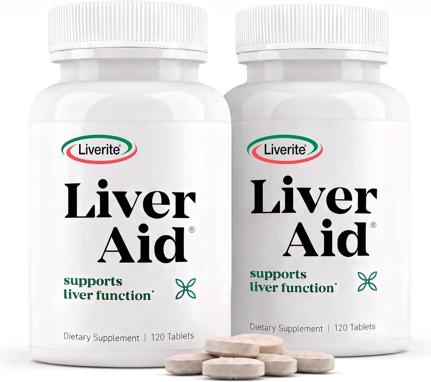 LIVERITE Liver Aid - Liver Support Supplement - 120 Tablets | Science-Based Liver Formula with Choline, Amino Acids, Phosphatidylcholine & Vitamin B12 for Liver Function & Energy Support