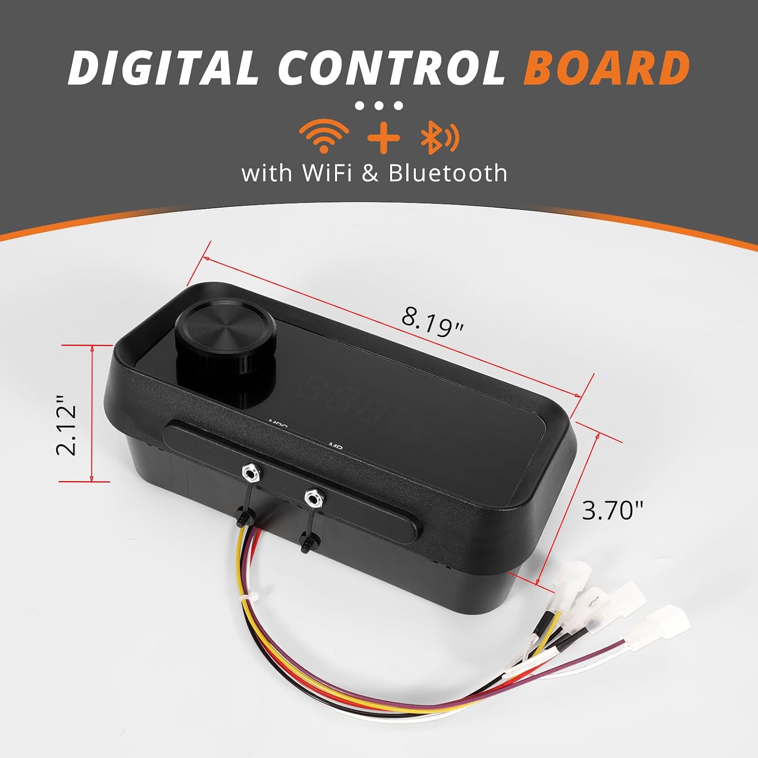 Upgrade Digital PID WiFi Control Board 80147 Compatible with Pit Boss Pro Series 4 & Pro Series II 4-Series Vertical Wood Pellet Smoker -Replacement PBV4PS2 Model | 5-in-1 Cooking