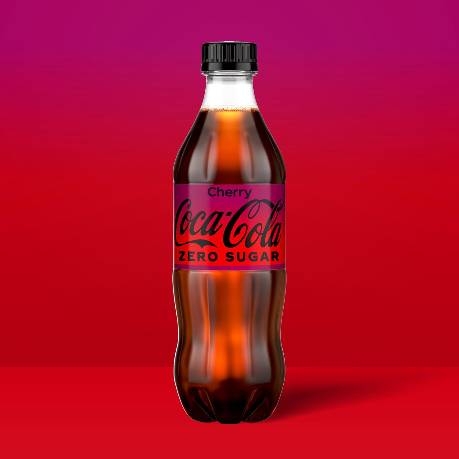 Coca-Cola Zero Sugar Cherry Soda Soft Drink Bottles, 16.9 fl oz, 6 Pack