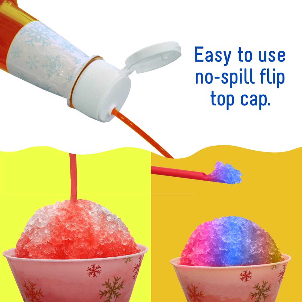 Time For Treats 3-Pack Tropical Punch, Watermelon, Lime Syrup 16.9 Fluid Ounce Per Bottle for Snow Cones, Homemade Sodas, Cocktails, Coffee, Baking and More