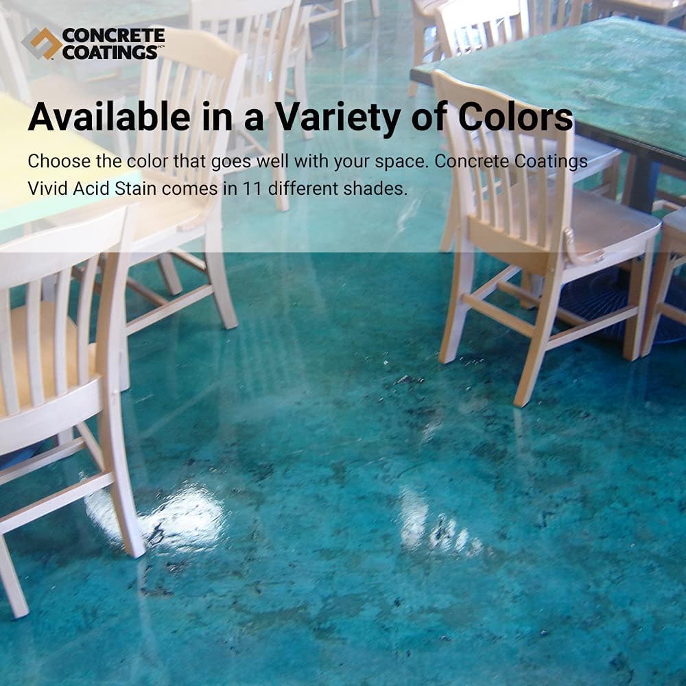 CC Concrete Coatings Vivid Acid Stain for Concrete | Weathered Terracotta | 4 oz Tester